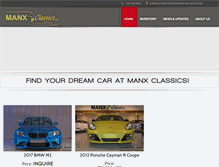 Tablet Screenshot of manxclassics.com